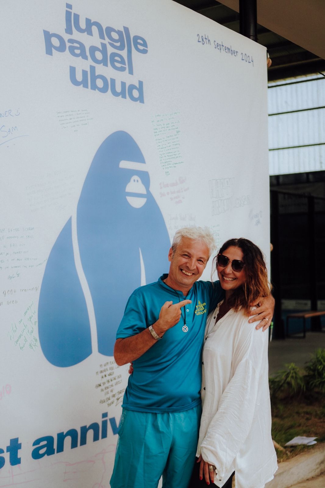 Toni Montesanti and Elisa Verzanie. Jungle Padel Co-Founder & Lob Padel Retreats Founder