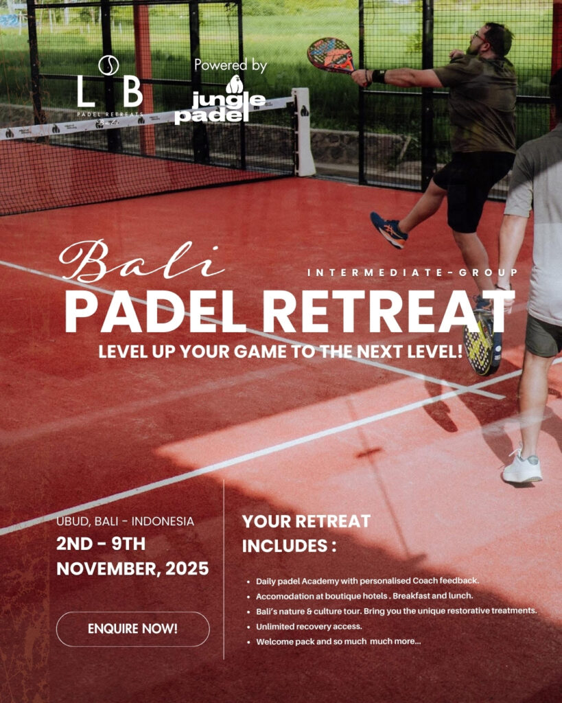 Bali Padel Retreats Intermediate Level